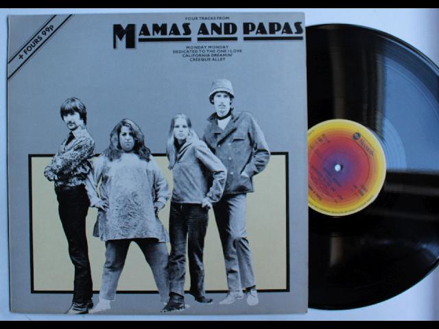 The Mamas & The Papas Four Tracks From Mamas & Papas UK 12inch Maxi 1977 Folk