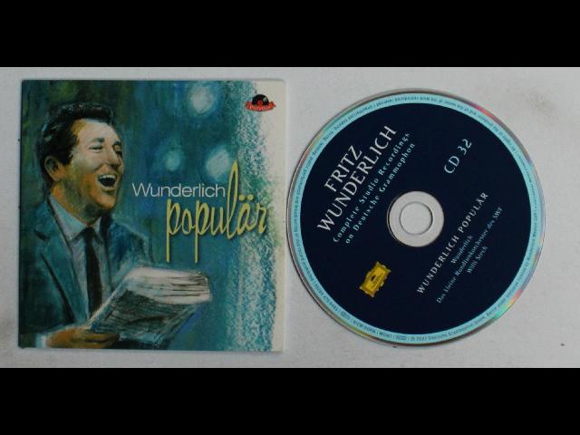Fritz Wunderlich Populär - Disc 32 From Complete Studio Recordings Cardcover CD