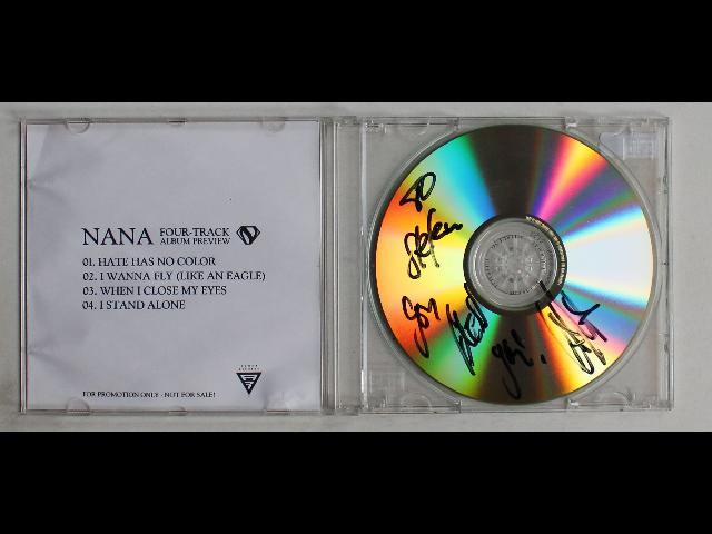 Nana Four-Track Album Preview EU CDR Sampler Autographed!! R-A-R-E!
