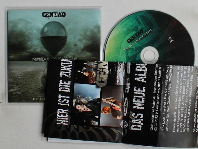 Centao The Look The Wait The Kill Austria ADV CDR 2011 + A4 Pr-Sheet! Nu Metal