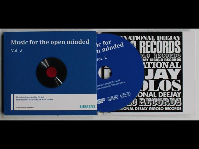 DJ Hell Music For The Open Minded Vol.2 GER Digipak CD 2007 Tiga Gina X Presets