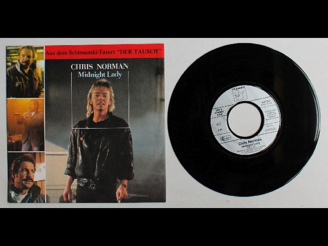 Chris Norman Midnight Lady EU 7inch Vinyl Single 1986 Top! Dieter Bohlen