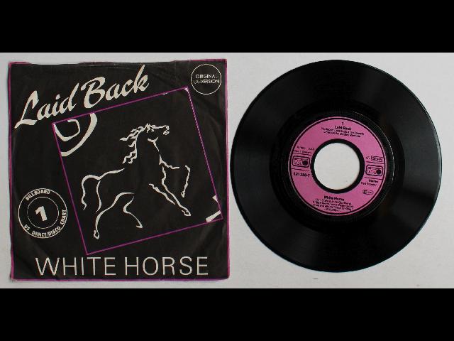 Laid Back White Horse GER 7inch Vinyl Single 1984 Synthpop