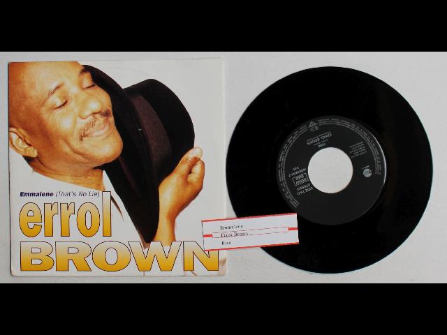 Errol Brown Emmalene (That's No Lie) EU 7in Vinyl Single 1993 + JB-Strip Bohlen