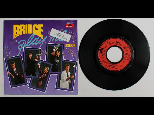Bridge Play Me GER 7inch Vinyl Single 1986 Synthpop