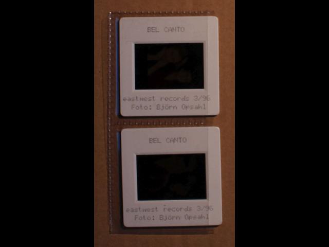 Bel Canto Original Set Of 2x Promo Publishing Slides 1996 Rare Memorabilia