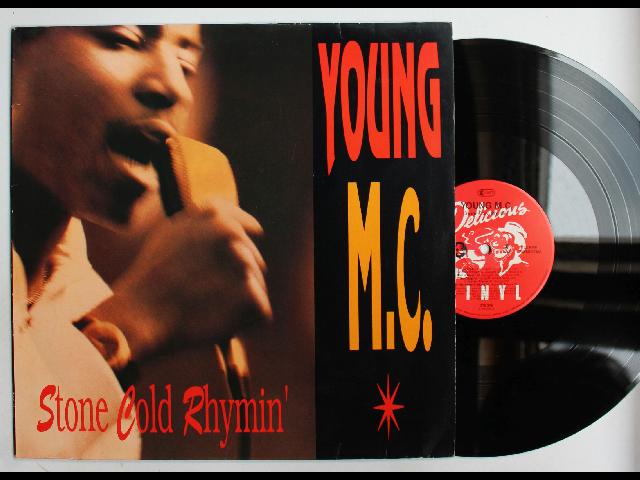 Young MC Stone Cold Rhymin' EU LP 1989 Hip Hop Pop Rap