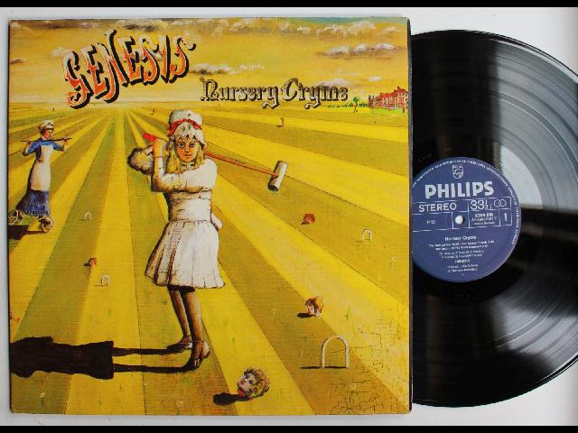 Genesis Nursery Cryme GER LP 1971 Gatefold  Cover Early German Press