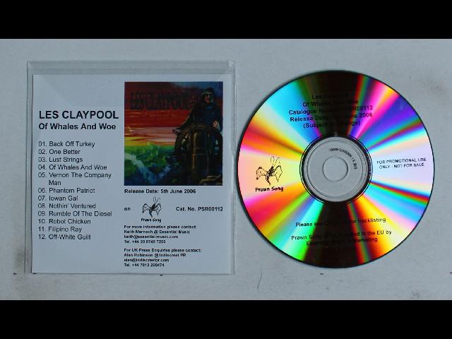 Les Claypool Of Whales And Woe ADV CDR 2006 Primus Alternative Rock